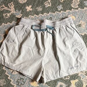 Outdoor Voices Gray Elastic Shorts